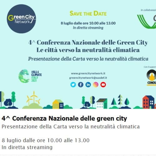 Conferenza Nazionale Green City: "Le città verso la neutralità climatica"