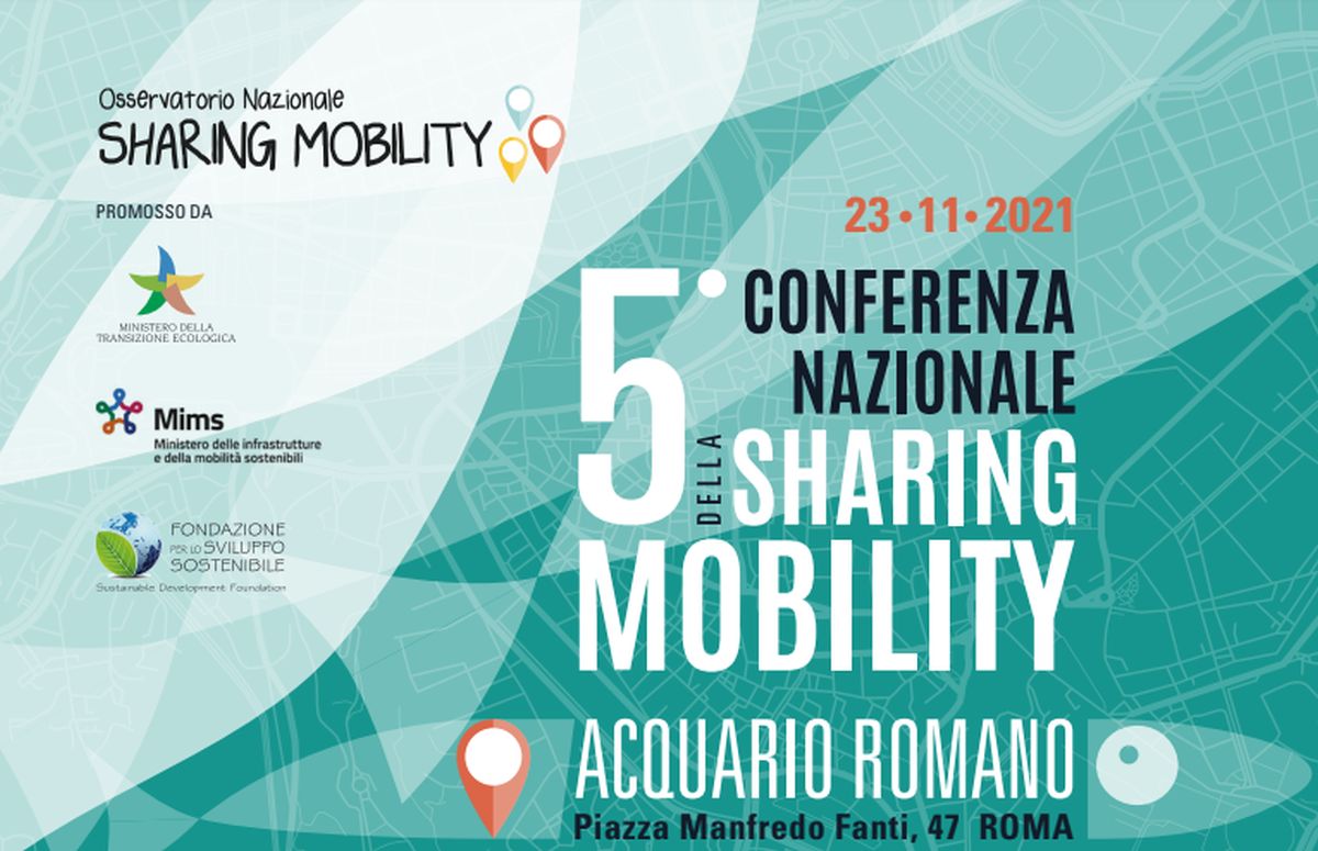 Conferenza Nazionale della Sharing Mobility 2021: appuntamento il 23 novembre