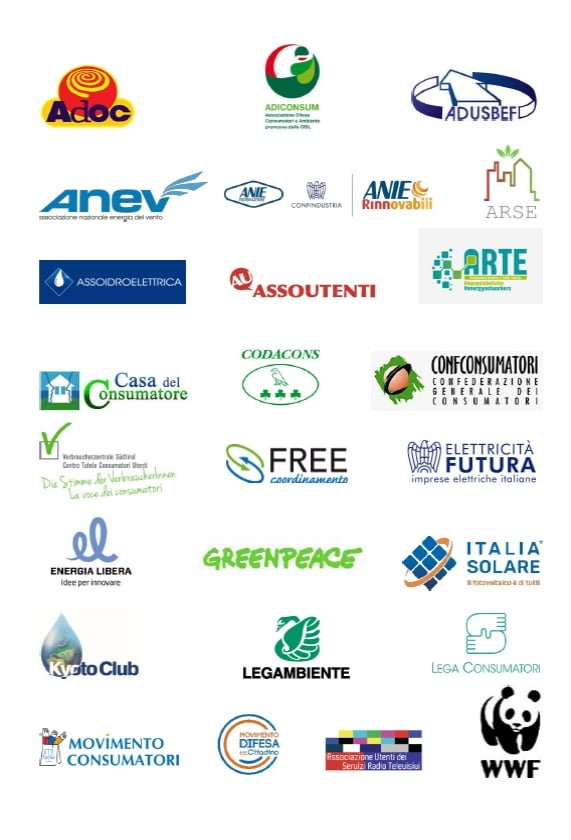 Associazioni ambientaliste, consumatori e produttori di energia contro il caro bollette