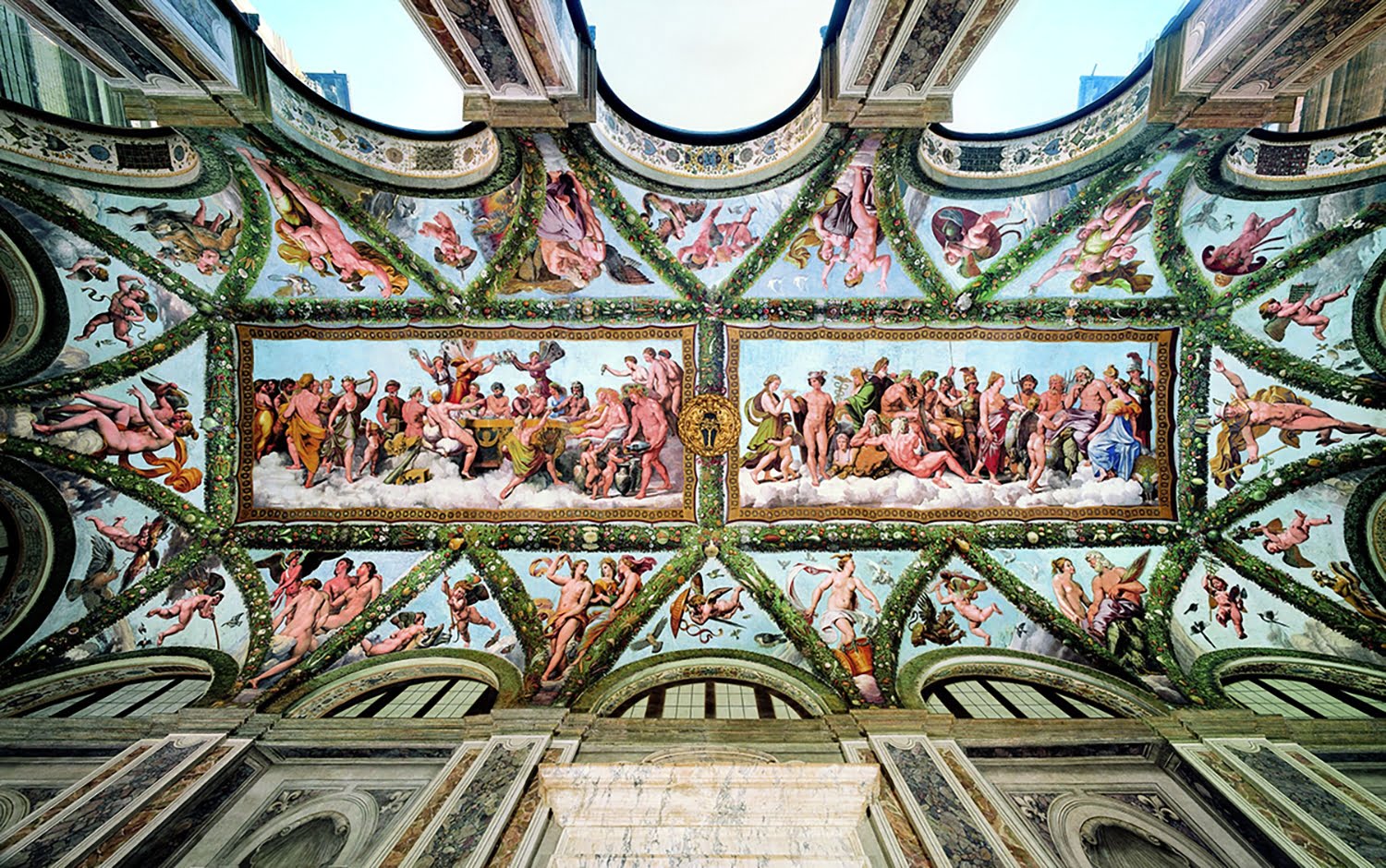 A Villa Farnesina gli alberi difendono gli affreschi di Raffaello