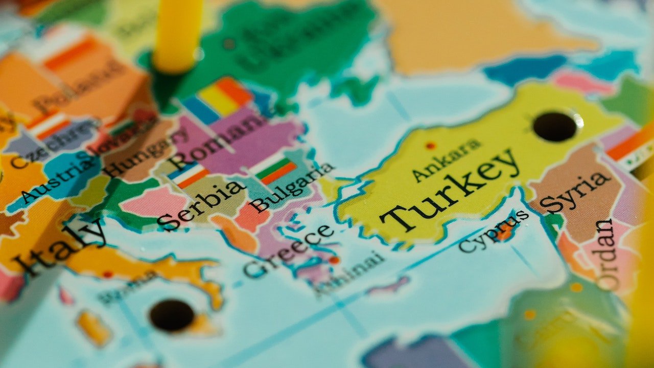 Turchia mappa