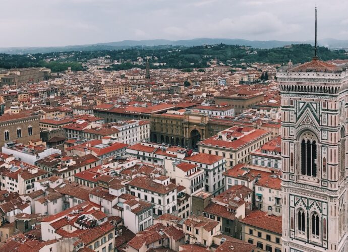 Firenze panoramica piazza
